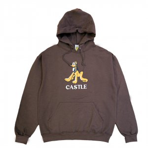 <img class='new_mark_img1' src='https://img.shop-pro.jp/img/new/icons5.gif' style='border:none;display:inline;margin:0px;padding:0px;width:auto;' />CASTLE PLUTO HOODIE / BROWN (キャッスル スウェット/フーディ)