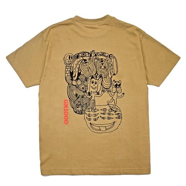 GX1000 SEES ALL TEE / SAFARI GREEN (ジーエックスセン Tシャツ