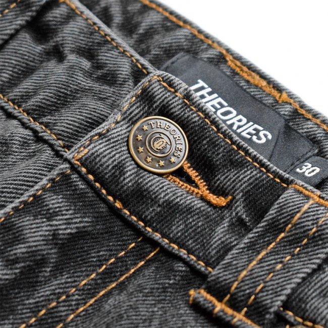 THEORIES PLAZA DENIM PANT / WASHED BLACK（セオリーズ デニムパンツ