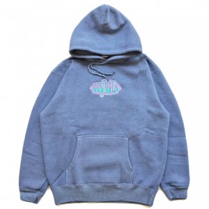 <img class='new_mark_img1' src='https://img.shop-pro.jp/img/new/icons5.gif' style='border:none;display:inline;margin:0px;padding:0px;width:auto;' />SAYHELLO PIGMENT DYED PULL LOGO HOODIE / HEATHER NAVY (セイハロー パーカー/スウェット)