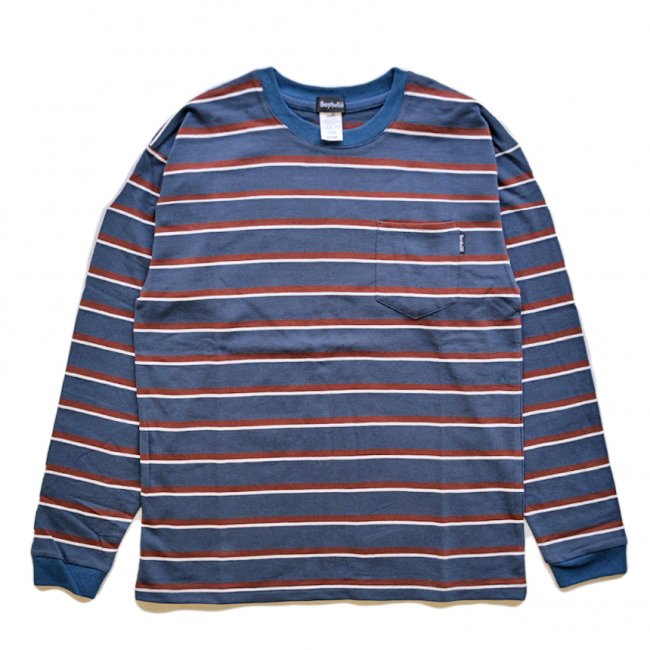 SAYHELLO BORDER LONG TOP L/S TEE / NAVY (セイハロー / ボーダーロンT /ロングスリーブTシャツ)