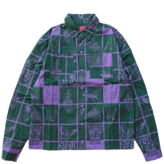 WKND OPUS L/S SHIRT - FERNLEAF / JADE（ウィークエンド
