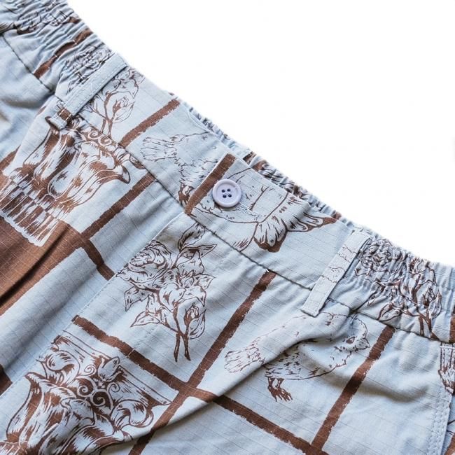 WKND LOOSIES PANTS - FERNLEAF / LIGHT BLUE (ウィークエンド WKND LOOSIES PANTS - FERNLEAF / LIGHT BLUE (ウィークエンド