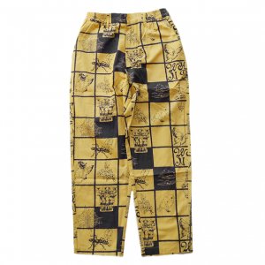 <img class='new_mark_img1' src='https://img.shop-pro.jp/img/new/icons5.gif' style='border:none;display:inline;margin:0px;padding:0px;width:auto;' />WKND LOOSIES PANTS - FERNLEAF / YELLOW (ウィークエンド パンツ）