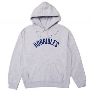 <img class='new_mark_img1' src='https://img.shop-pro.jp/img/new/icons5.gif' style='border:none;display:inline;margin:0px;padding:0px;width:auto;' />HORRIBLE'S PATCH LOGO PREMIUM HOODED SWEAT SHIRT / HEATHER GREY (ホリブルズ パーカー スウェット)