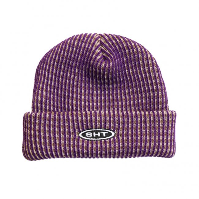 SAYHELLO 3D KNITED CAP PURPLE (セイハロー ニットキャップ/ビーニー) HORRIBLE'S  PROJECT｜HORRIBLE'S｜SAYHELLO HELLRAZOR Dime MTL QUASI HOTEL BLUE  GX1000 THEORIES VANS SKATE 正規取扱い販売店 通販