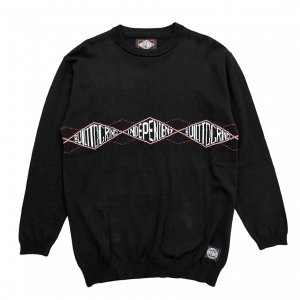<img class='new_mark_img1' src='https://img.shop-pro.jp/img/new/icons5.gif' style='border:none;display:inline;margin:0px;padding:0px;width:auto;' />INDEPENDENT BTG PIVOT L/S SWEATER / BLACK (インデペンデント セーター/ニット)