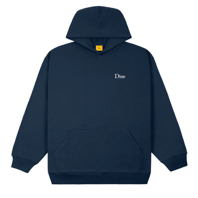 DIME CLASSIC SMALL LOGO HOODIE / NAVY (ダイム パーカー / スウェット) - HORRIBLE'S  PROJECT｜HORRIBLE'S｜SAYHELLO | HELLRAZOR | Dime MTL | QUASI | HOTEL BLUE |  GX1000 | THEORIES | VANS SKATE |