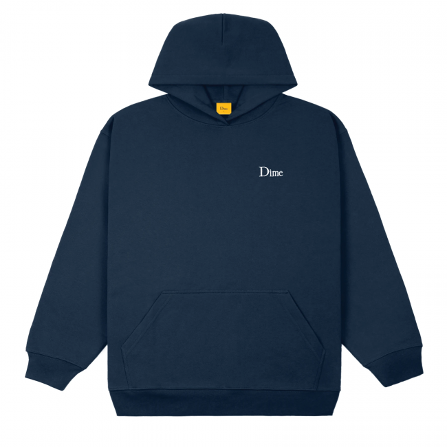 DIME CLASSIC SMALL LOGO HOODIE / NAVY (ダイム パーカー