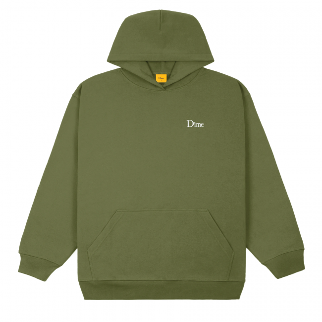 DIME CLASSIC SMALL LOGO HOODIE / EUCALYPTUS (ダイム パーカー