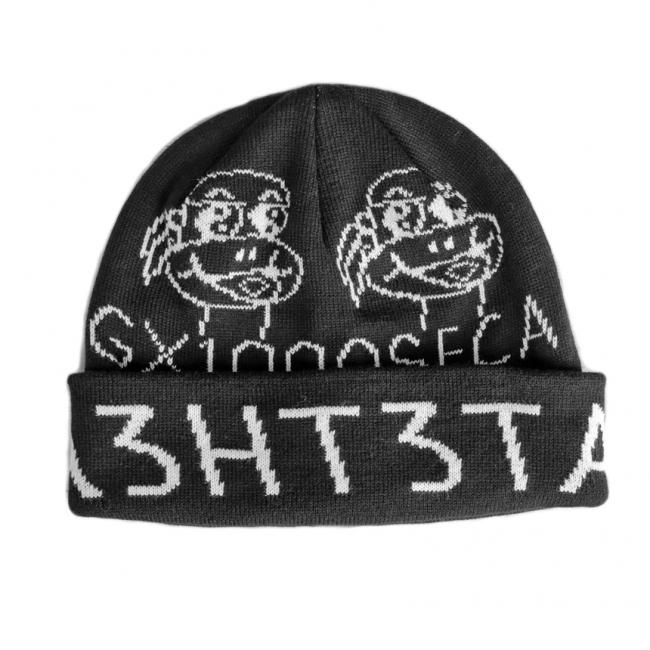 GX1000 61)A3HT3TA3W BEANIE / BLACK (ジーエックスセン ビーニー 