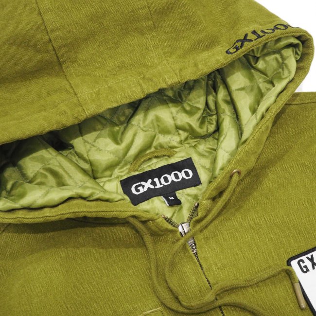 GX1000 LUMBER WORK COAT / GREEN (ジーエックスセン フリース / ジャケット)