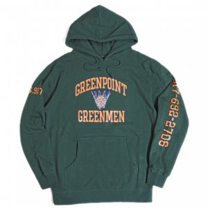 <img class='new_mark_img1' src='https://img.shop-pro.jp/img/new/icons5.gif' style='border:none;display:inline;margin:0px;padding:0px;width:auto;' />CALL ME 917 GREEN POINT HOODIE / GREEN (コールミーナインワンセヴンフーディー)