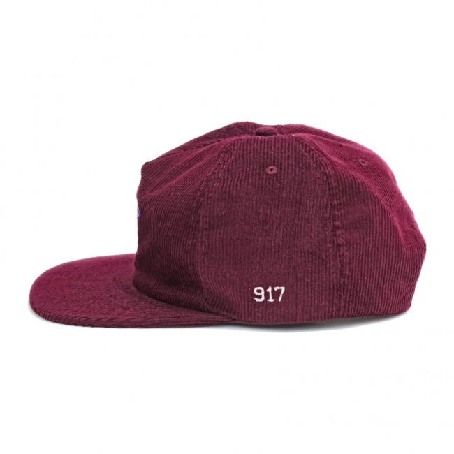 CALL ME 917 HOOP CORDUROY SNAPBACK / MAROON (コールミーナインワン