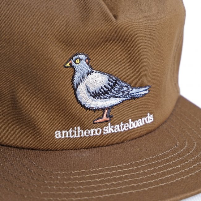 ANTIHERO LIL PIGEON 5PANEL CAP / BROWN (アンチヒーロー/ キャップ)