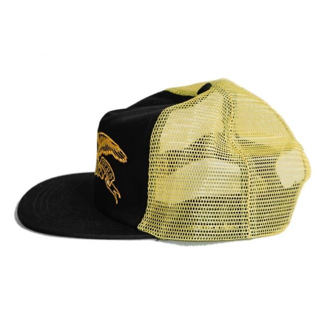 ANTIHERO BASIC EAGLE MESH CAP / BLACK×GOLD (アンチヒーロー