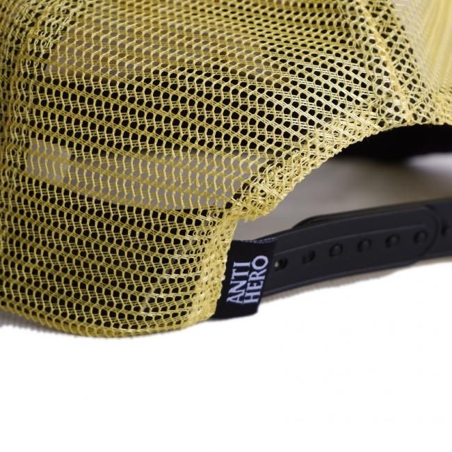 ANTIHERO BASIC EAGLE MESH CAP / BLACK×GOLD (アンチヒーロー