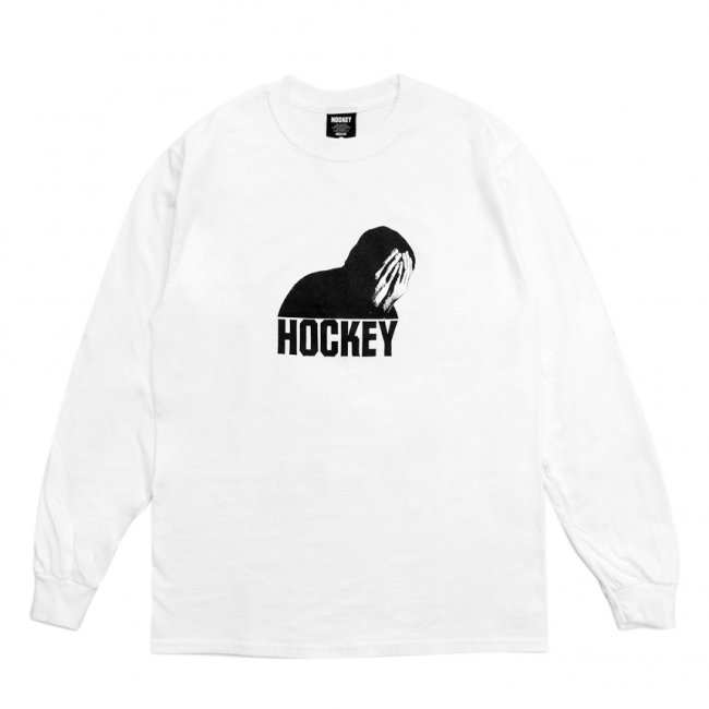 <img class='new_mark_img1' src='https://img.shop-pro.jp/img/new/icons5.gif' style='border:none;display:inline;margin:0px;padding:0px;width:auto;' />HOCKEY God Of Suffer L/S TEE / WHITE (ホッキー 長袖Tシャツ/ロングスリーブTシャツ)