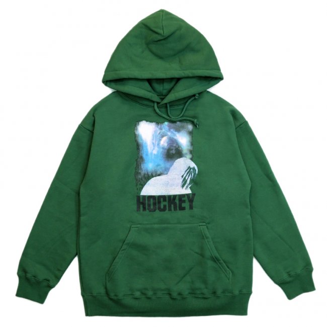 <img class='new_mark_img1' src='https://img.shop-pro.jp/img/new/icons5.gif' style='border:none;display:inline;margin:0px;padding:0px;width:auto;' />HOCKEY GOD OF SUFFER HOODIE / GREEN (ホッキー パーカー/スウェット)