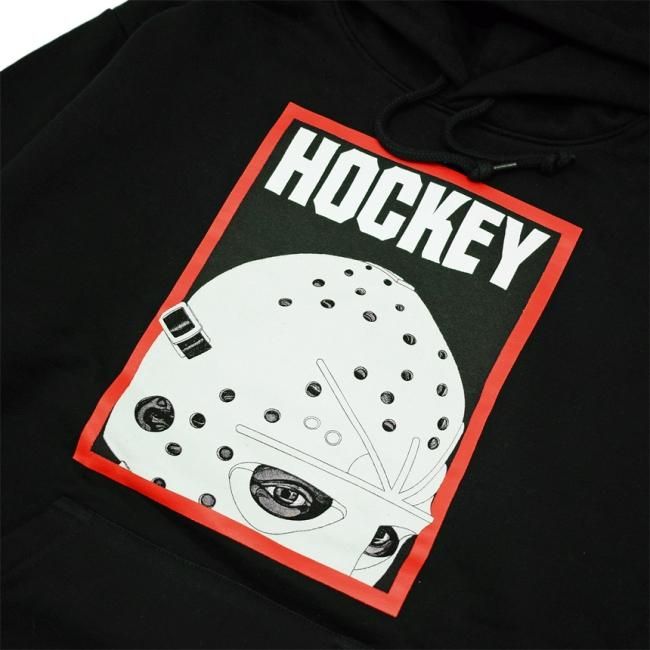 HOCKEY HALF MASK HOODIE / BLACK (ホッキー パーカー