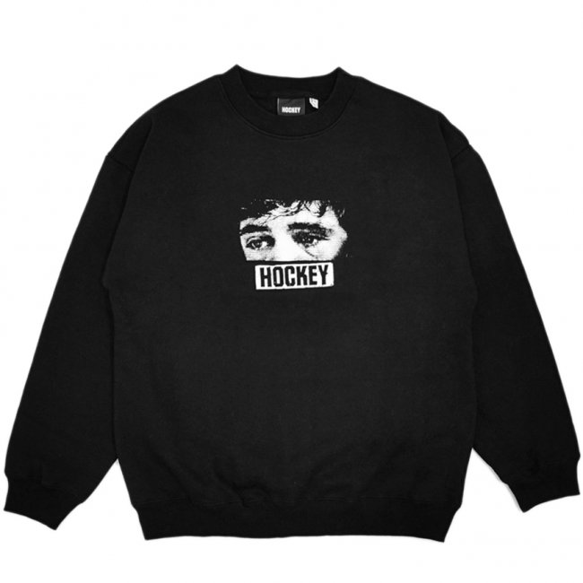 <img class='new_mark_img1' src='https://img.shop-pro.jp/img/new/icons5.gif' style='border:none;display:inline;margin:0px;padding:0px;width:auto;' />HOCKEY TIME OUT CREWNECK / BLACK (ホッキー パーカー/スウェット)