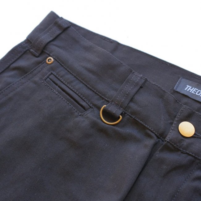 THEORIES HERRINBONE HUNTING TROUSERS / BLACK（セオリーズ ヘリンボーン パンツ） - HORRIBLE'S  PROJECT｜HORRIBLE'S｜SAYHELLO | HELLRAZOR | Dime MTL | QUASI | HOTEL BLUE |  GX1000 | THEORIES | VANS SKATE | 正規取扱い販売店 | 通販