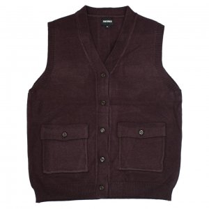 <img class='new_mark_img1' src='https://img.shop-pro.jp/img/new/icons5.gif' style='border:none;display:inline;margin:0px;padding:0px;width:auto;' />THEORIES SHIER SWEATER VEST / VINTAGE BROWN（セオリーズ セーター/ニット ベスト）　