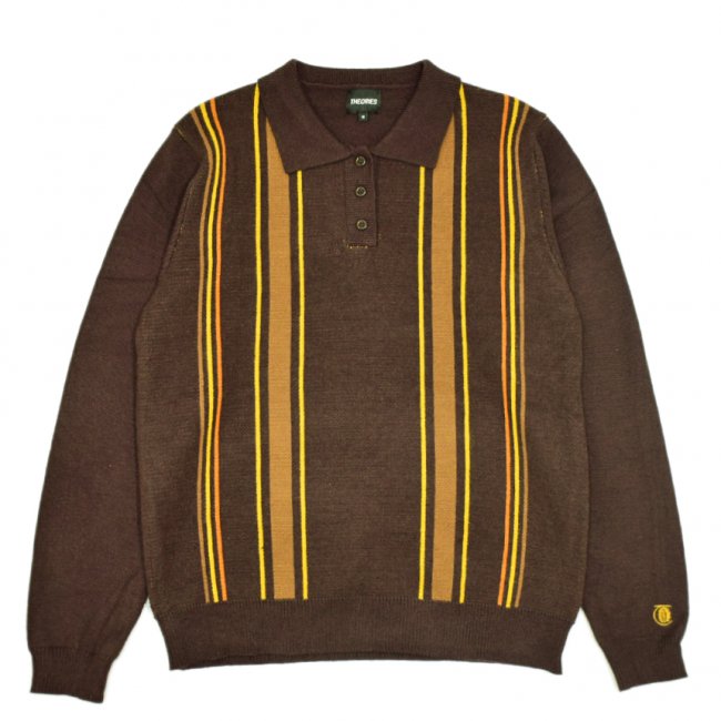 <img class='new_mark_img1' src='https://img.shop-pro.jp/img/new/icons5.gif' style='border:none;display:inline;margin:0px;padding:0px;width:auto;' />THEORIES COSMO KNIT SHIRT / VINTAGE BROWN（セオリーズ ニット/セーター）　