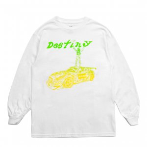 <img class='new_mark_img1' src='https://img.shop-pro.jp/img/new/icons5.gif' style='border:none;display:inline;margin:0px;padding:0px;width:auto;' />WKND DESTINY L/S TEE / GRADIENT WHITE（ウィークエンド ロングスリーブTシャツ/長袖Tシャツ）　