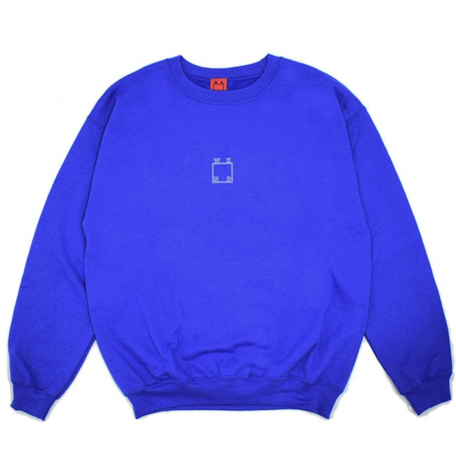 WKND OUTLINE LOGO CREWNECK SWEAT / ROYAL BLUE（ウィークエンド