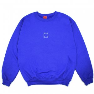 <img class='new_mark_img1' src='https://img.shop-pro.jp/img/new/icons5.gif' style='border:none;display:inline;margin:0px;padding:0px;width:auto;' />WKND OUTLINE LOGO CREWNECK SWEAT / ROYAL BLUE（ウィークエンド クルーネックスウェット）　