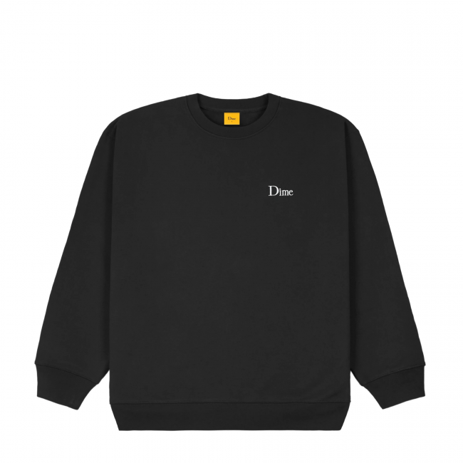 <img class='new_mark_img1' src='https://img.shop-pro.jp/img/new/icons5.gif' style='border:none;display:inline;margin:0px;padding:0px;width:auto;' />DIME CLASSIC SMALL LOGO CREWNECK / BLACK (ダイム クルーネック / スウェット)
