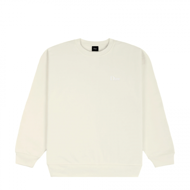 <img class='new_mark_img1' src='https://img.shop-pro.jp/img/new/icons5.gif' style='border:none;display:inline;margin:0px;padding:0px;width:auto;' />DIME CLASSIC SMALL LOGO CREWNECK / CREAM (ダイム クルーネック / スウェット)