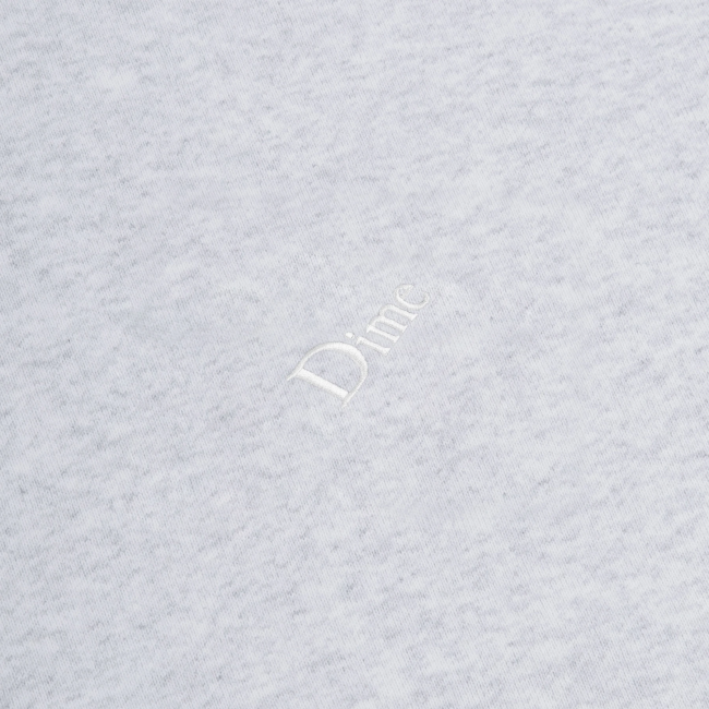 DIME CLASSIC SMALL LOGO CREWNECK / ASH (ダイム クルーネック