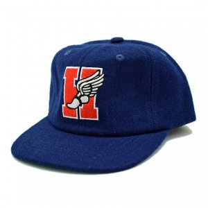 <img class='new_mark_img1' src='https://img.shop-pro.jp/img/new/icons5.gif' style='border:none;display:inline;margin:0px;padding:0px;width:auto;' />HOPPS H WING WOOL SNAPBACK CAP / NAVY (ホップス キャップ)