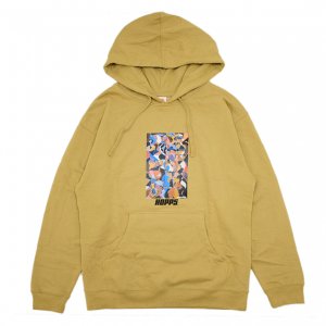 <img class='new_mark_img1' src='https://img.shop-pro.jp/img/new/icons5.gif' style='border:none;display:inline;margin:0px;padding:0px;width:auto;' />HOPPS BARKER ABSTRACT HOODIE / KAHKI (ホップス フーディー/パーカー)
