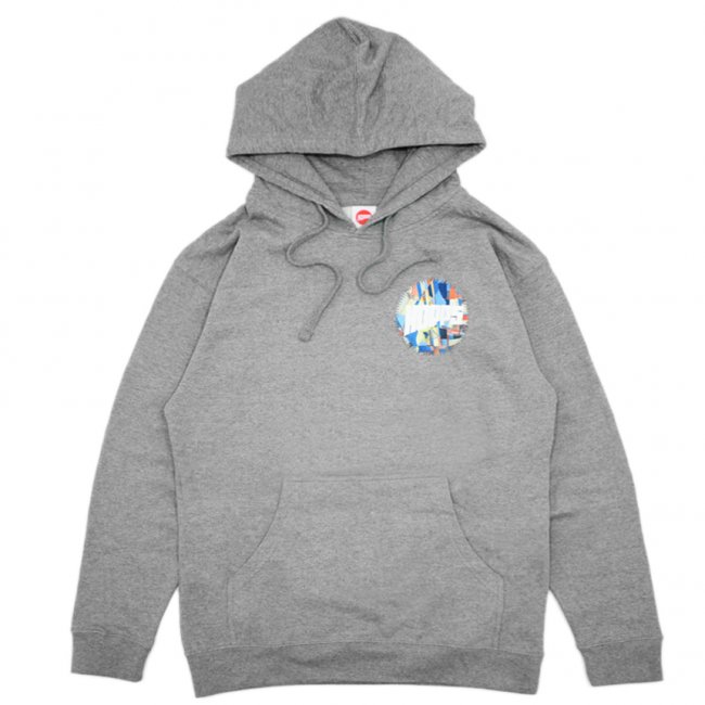 HOPPS ABSTRACT SUN LOGO HOODIE / DARK GREY (ホップス フーディー/パーカー)