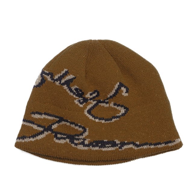 HELLRAZOR SNITCH BEANIE / BROWN (ヘルレイザー ビーニーキャップ 