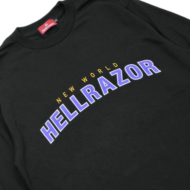 HELLRAZOR ARCH LOGO L/S TEE / BLACK (ヘルレイザー ロングスリーブTシャツ)