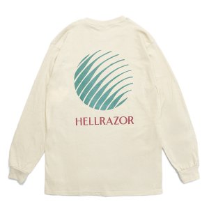 <img class='new_mark_img1' src='https://img.shop-pro.jp/img/new/icons5.gif' style='border:none;display:inline;margin:0px;padding:0px;width:auto;' />HELLRAZOR LOGO L/S TEE / SAND (ヘルレイザー ロングスリーブTシャツ)