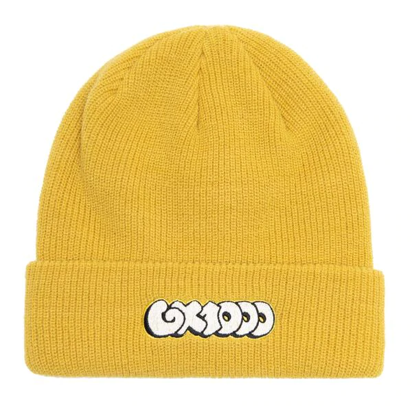 GX1000 BUBBLE BEANIE / MUSTARD (ジーエックスセン ビーニー / ニット