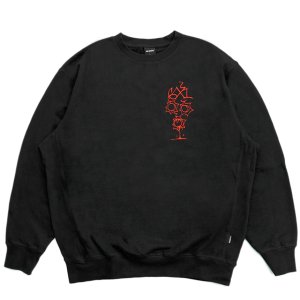<img class='new_mark_img1' src='https://img.shop-pro.jp/img/new/icons5.gif' style='border:none;display:inline;margin:0px;padding:0px;width:auto;' />GX1000 BULLET CREW NECK SWEAT / BLACK (ジーエックスセン クルーネックスウェット)