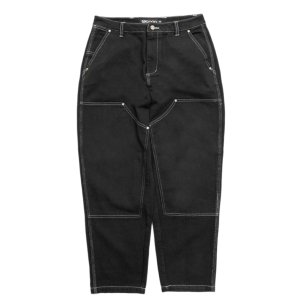 <img class='new_mark_img1' src='https://img.shop-pro.jp/img/new/icons5.gif' style='border:none;display:inline;margin:0px;padding:0px;width:auto;' />GX1000 DOUBLE KNEE PANT / BLACK (ジーエックスセン ダブルニーパンツ)