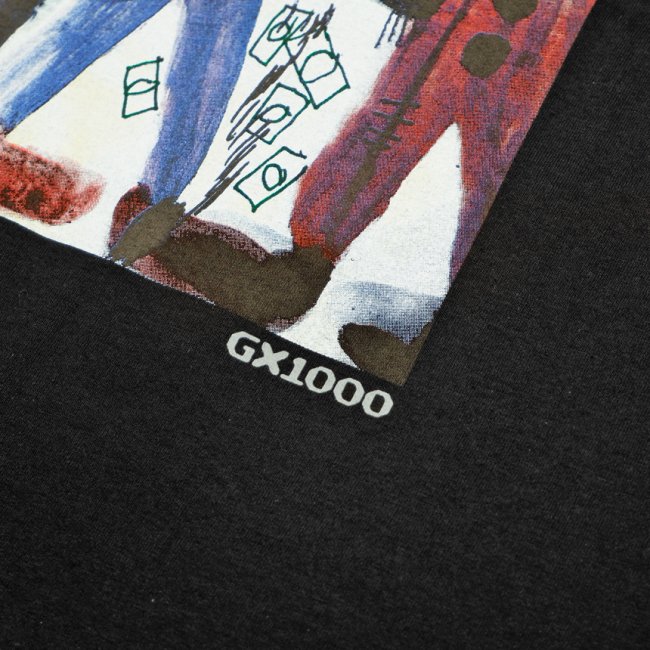 GX1000 SO CALLED REAL WORLD TEE / BLACK (ジーエックスセン Tシャツ ...