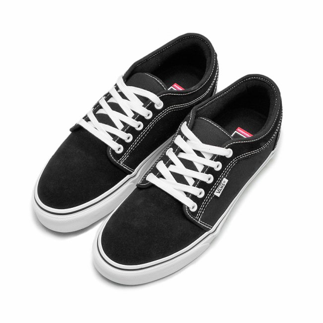 VANS SKATE CHUKKA LOW / BLACK / WHITE（バンズ/ヴァンズ スケート チャッカロウ スニーカー）