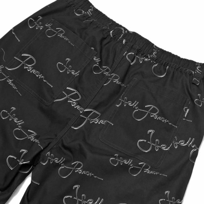 HELLRAZOR METAL SCRIPT SHORTS / BLACK (ヘルレイザー ショート