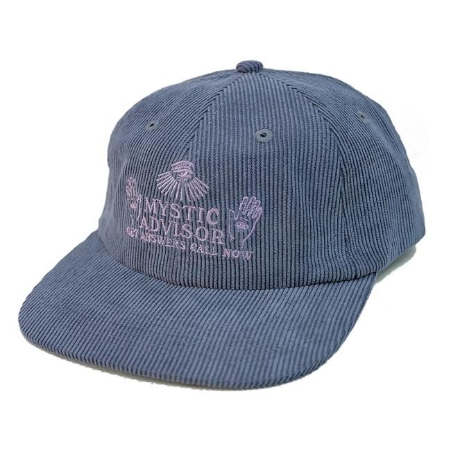 THEORIES MYSTIC ADVISOR CORDUROY STRAPBACK CAP / SLATE