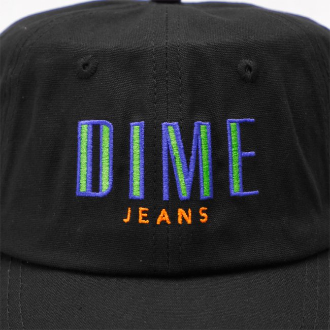Dime Jeans Cap / Black (ダイム キャップ / 6パネルキャップ 