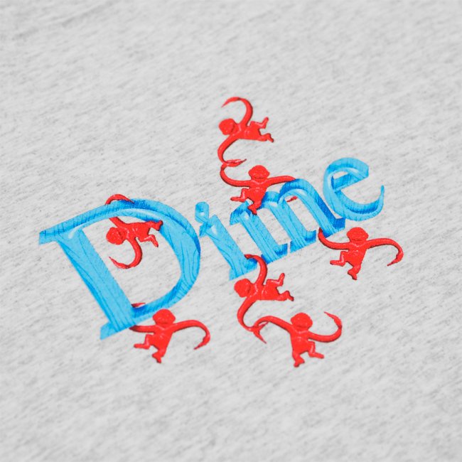 Dime Classic Monke T-shirt / Ash (ダイム Tシャツ / 半袖