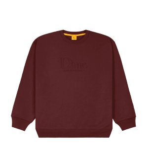 <img class='new_mark_img1' src='https://img.shop-pro.jp/img/new/icons5.gif' style='border:none;display:inline;margin:0px;padding:0px;width:auto;' />Dime Classic Embossed Crewneck/ Plum (ダイム クルーネック / スウェット)